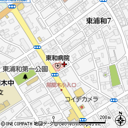クオール薬局東浦和店周辺の地図
