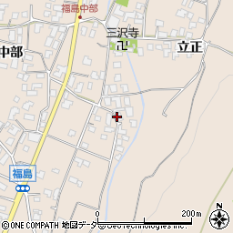 長野県伊那市福島周辺の地図