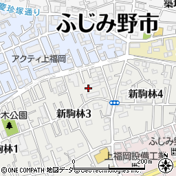 埼玉県ふじみ野市新駒林3丁目3周辺の地図