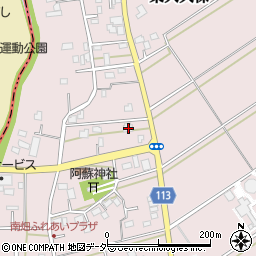 埼玉県富士見市東大久保158周辺の地図