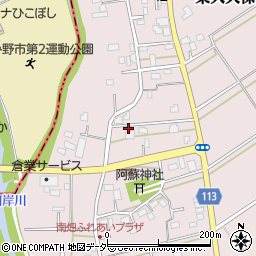 埼玉県富士見市東大久保163周辺の地図