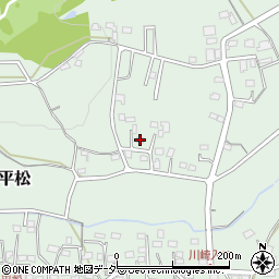 埼玉県飯能市平松550周辺の地図