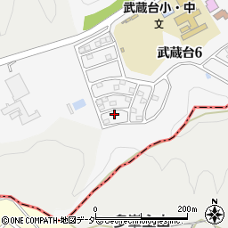 埼玉県日高市武蔵台6丁目9-7周辺の地図