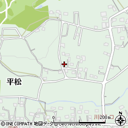 埼玉県飯能市平松551周辺の地図