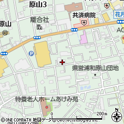 藤和浦和コープ管理組合周辺の地図