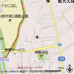 埼玉県富士見市東大久保184周辺の地図