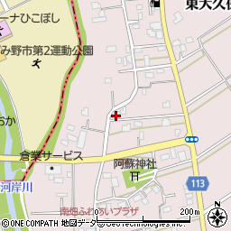 埼玉県富士見市東大久保183周辺の地図