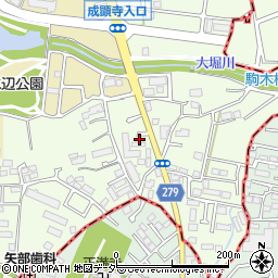 千葉県流山市駒木144-2周辺の地図