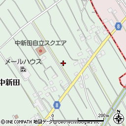埼玉県狭山市中新田63周辺の地図