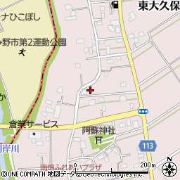埼玉県富士見市東大久保234周辺の地図