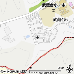 埼玉県日高市武蔵台6丁目10-4周辺の地図
