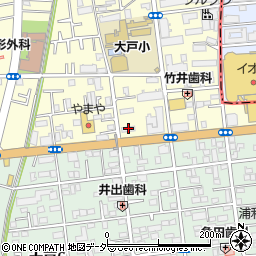与野大戸郵政宿舎１号棟周辺の地図