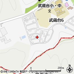 埼玉県日高市武蔵台6丁目10-2周辺の地図