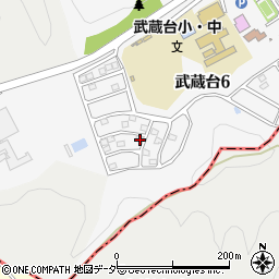 埼玉県日高市武蔵台6丁目10-11周辺の地図