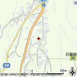 山梨県北杜市高根町長澤535周辺の地図