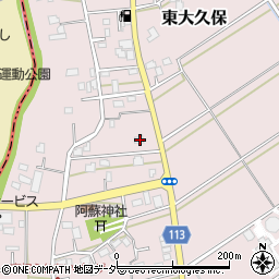 埼玉県富士見市東大久保284周辺の地図