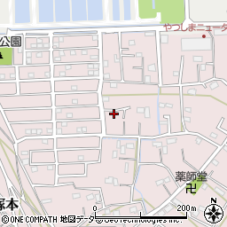 埼玉県さいたま市桜区塚本214周辺の地図