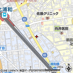 東京ガスライフバル浦和周辺の地図