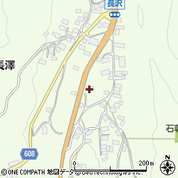 山梨県北杜市高根町長澤521周辺の地図