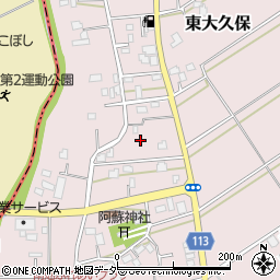 埼玉県富士見市東大久保187周辺の地図