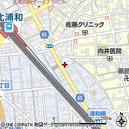 浦和石井ビル周辺の地図