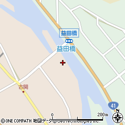 益田橋周辺の地図