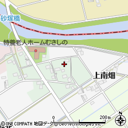 埼玉県富士見市南畑新田43周辺の地図