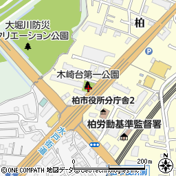 木崎台第一公園周辺の地図