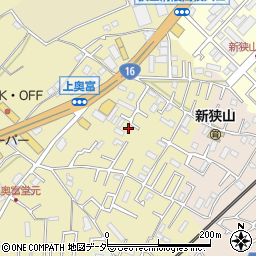 埼玉県狭山市上奥富116周辺の地図