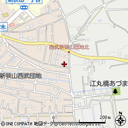 埼玉県狭山市東三ツ木92周辺の地図