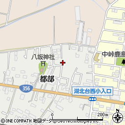 千葉県我孫子市都部4周辺の地図