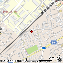 埼玉県狭山市東三ツ木281周辺の地図