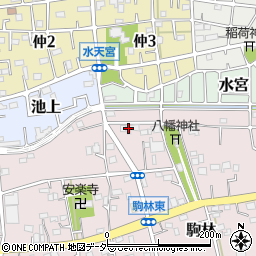 埼玉県ふじみ野市駒林895-1周辺の地図
