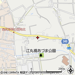 埼玉県狭山市青柳340周辺の地図