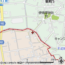 埼玉県草加市柿木町1560-6周辺の地図
