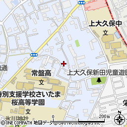 埼玉県さいたま市桜区上大久保439周辺の地図