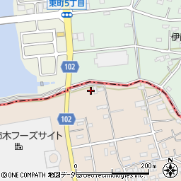 埼玉県草加市柿木町1576周辺の地図