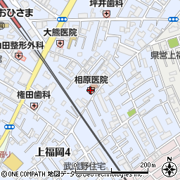 相原医院周辺の地図