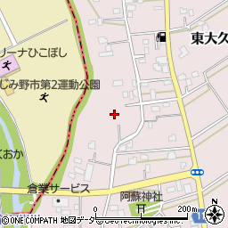 埼玉県富士見市東大久保220周辺の地図