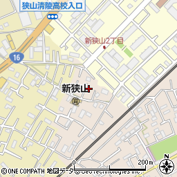 埼玉県狭山市東三ツ木302周辺の地図