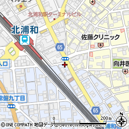 リパーク北浦和駅前第４駐車場周辺の地図