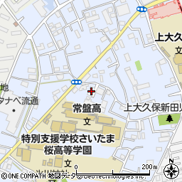 埼玉県さいたま市桜区上大久保495-4周辺の地図
