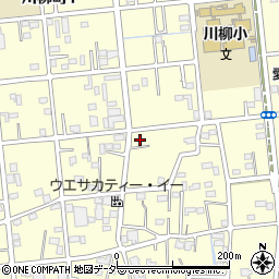 埼玉県越谷市川柳町2丁目45周辺の地図