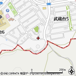 埼玉県日高市武蔵台5丁目11-1周辺の地図