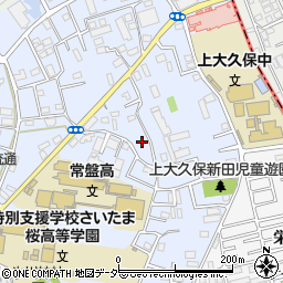 埼玉県さいたま市桜区上大久保439-1周辺の地図