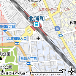 読売新聞北浦和サービスセンター周辺の地図