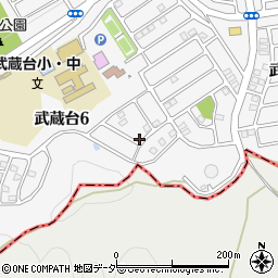 埼玉県日高市武蔵台6丁目2-8周辺の地図