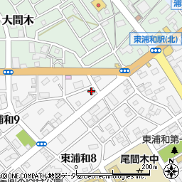 埼玉県信用金庫大間木支店周辺の地図