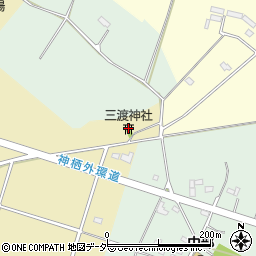 三渡神社周辺の地図
