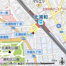 アパマンショップアップル　北浦和店周辺の地図